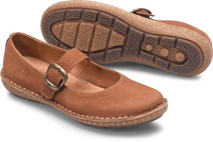 Naomi - Tan Maple Leaf Nubuck - BR0052216